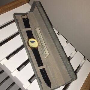 Alcraft Carrier Transcold Refrigeration Technician salesman Leather strap watch